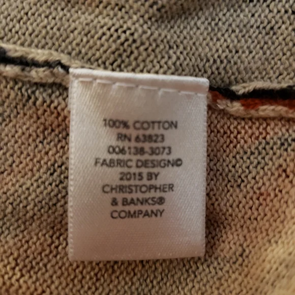 CJ Banks Women's Abstract Cardigan Size 2X - Picture 5 of 6